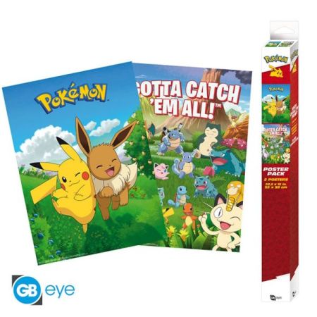 Pokemon 2 Set Enviroments Posters (ME)