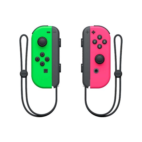 Joy Con Pair Neon Green and Pink (NS)