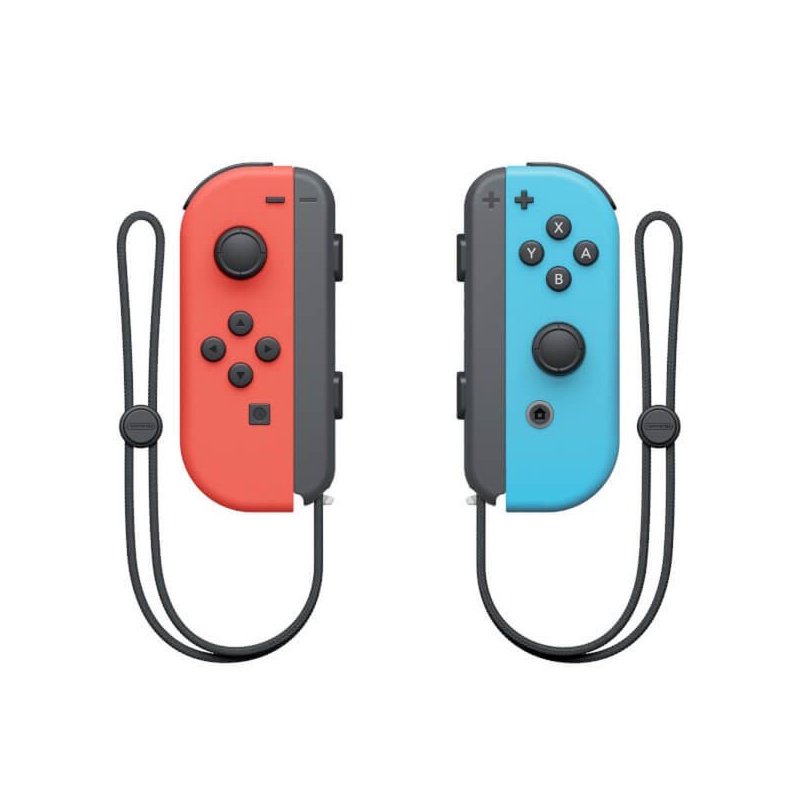 Joy Con Pair Neon Red and Blue (NS)