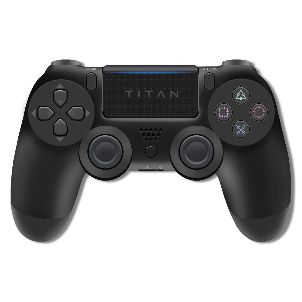 TITAN WIRELESS BLUETOOTH CONTROLLER BLACK (2) Titan Wireless Bluetooth Gaming Controller Black (Multi) - Image 1