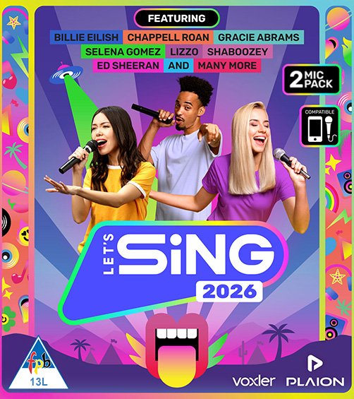 Let's Sing 2026 2 mic bundle Pack Shot