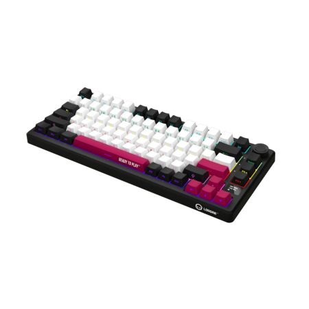 Lorgar KBP7075W Wireless 75% Mechanical Gaming Keyboard Pro Black Red