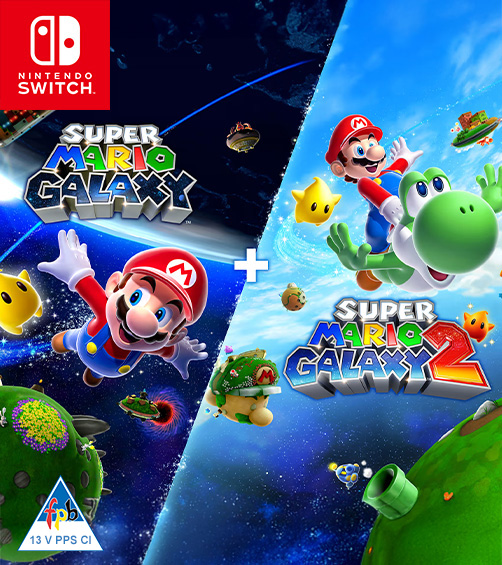 Super Mario Galaxy And Super Mario Galaxy 2 Pack Shot