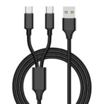 Titan Gaming USB A-C 2M Dual Charging Cable PlayStation