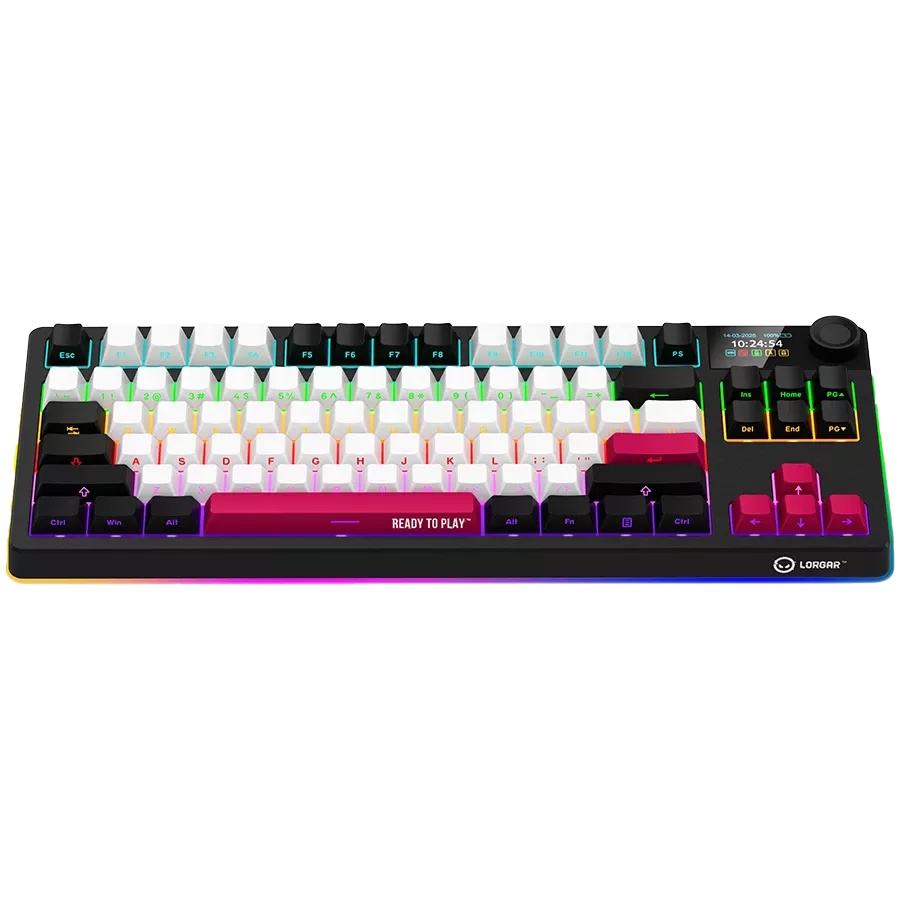 Lorgar KBP70TKLW Wireless Mechanical Gaming Keyboard Pro Black Red