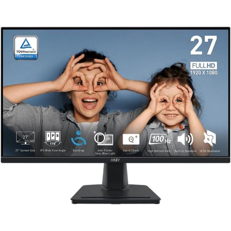 MSI Pro MP275 27-inch 1920 x 1080p FHD 16:9 100Hz 4ms IPS LED Monitor