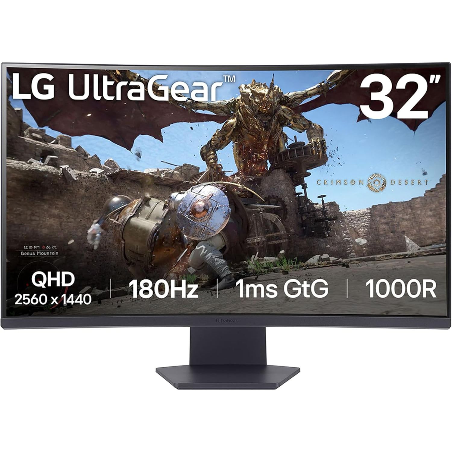 LG UltraGear 32" QHD VA Curved Gaming Monitor 180Hz