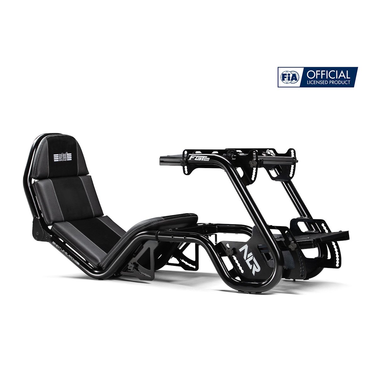 Next Level Racing F-GT Pro Formula and GT Racing Simulator Cockpit Black Edition