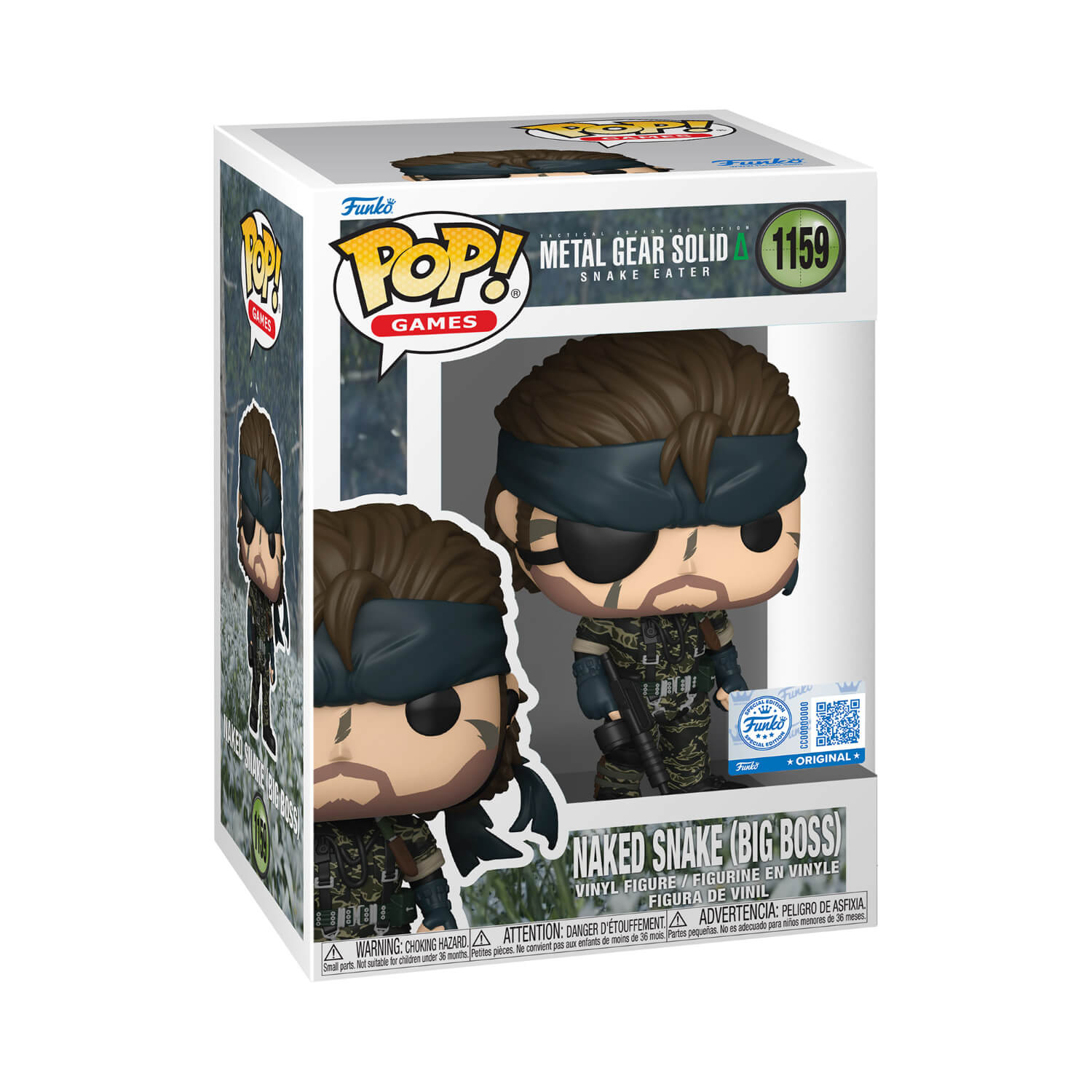 Funko POP Metal Gear Naked Snake Big Boss Special Edition