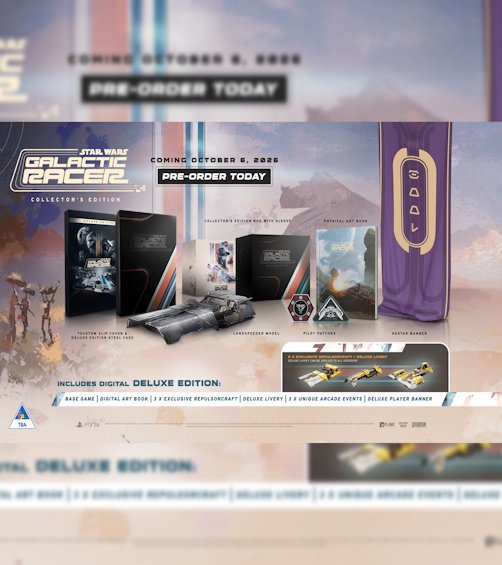 Star Wars Galactic Racer Collectors Edition