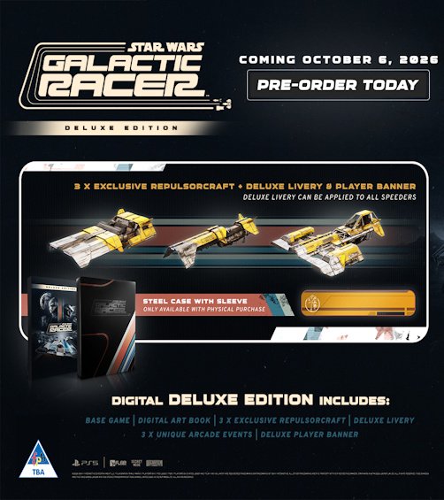 Star Wars Galactic Racer Deluxe Edition