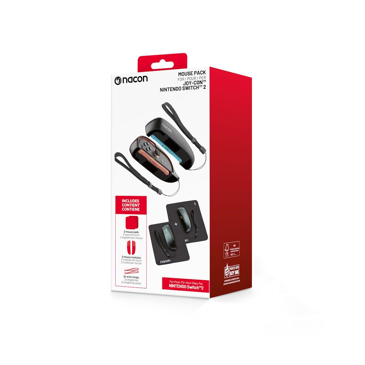 Nacon Nintendo Switch 2 Mouse Pack For Joy Con