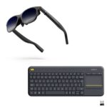 VITURE Pro XR Glasses + Logitech K400 plus wireless Keyboard Business & Travel Bundle