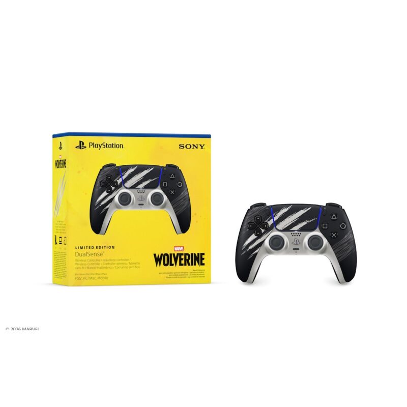 Sony Playstation 5 Dualsense Marvel Wolverine Adamantium Limited Edition (PS5)