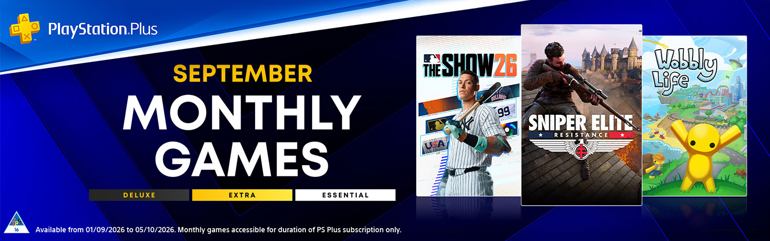 PSN subscription to September game lineup.
