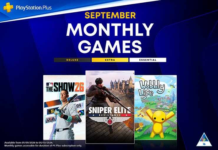 PSN subscription to September game lineup.