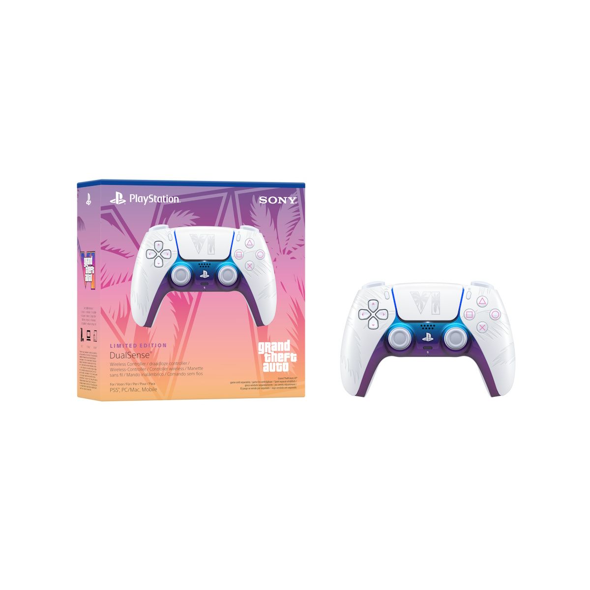 Sony Playstation 5 Dualsense GTA VI White Limited Edition (PS5)
