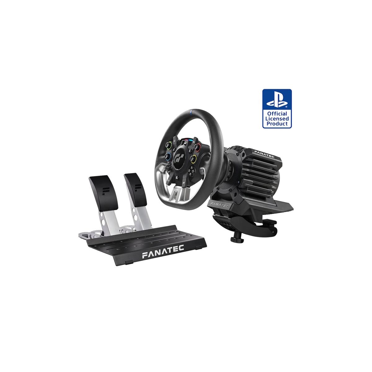 Fanatec Gran Turismo DD Pro Bundle with Wheel & Pedal (5 NM) + QR2