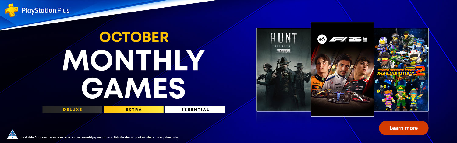 PlayStation Plus October Games